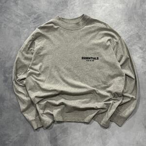 Grey essentials Fear of God Longsleeve